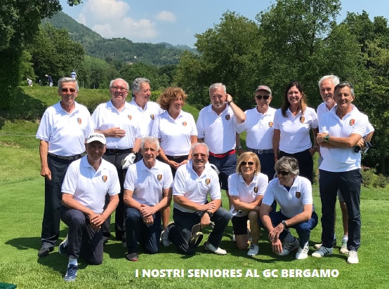 la squadra seniores al GC bergamo